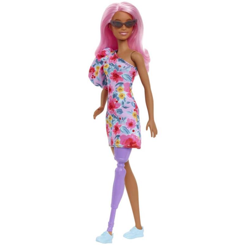 Barbie® Fashionistas Doll #189 with Pink Hair and Prosthetic Leg