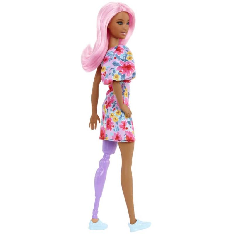 Barbie® Fashionistas Doll #189 with Pink Hair and Prosthetic Leg