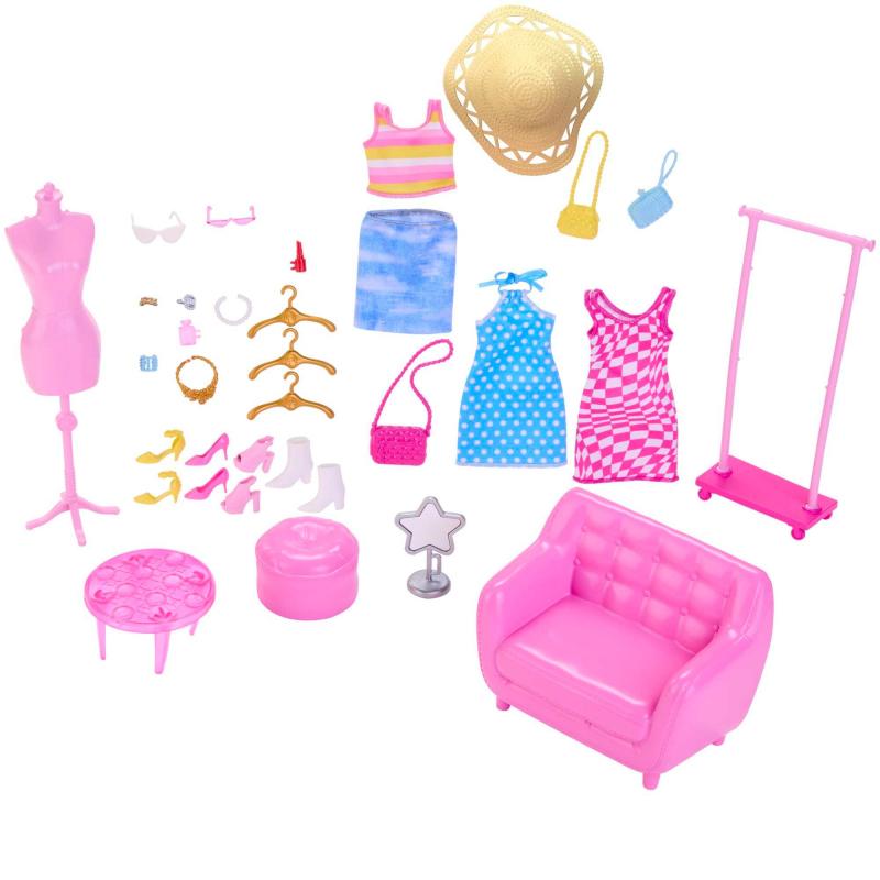 Barbie Fashion & Beauty Stylist and Wardrobe Playset