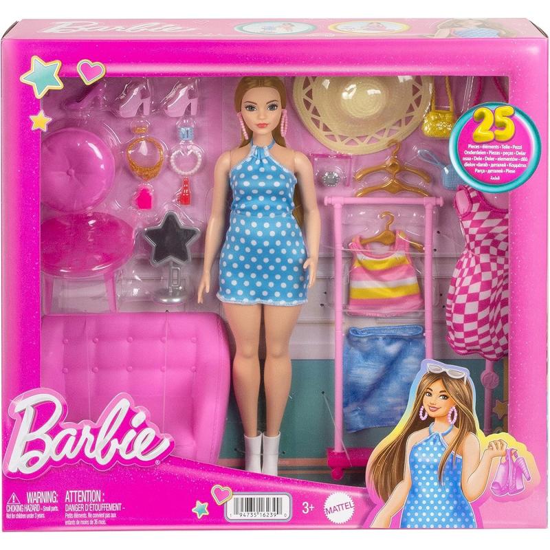 Barbie Fashion & Beauty Stylist and Wardrobe Playset