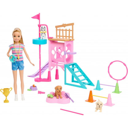 Barbie® And Stacie To The Rescue Puppy Playground Playset With Doll, 3 Pet Dog Figures, & Accessories