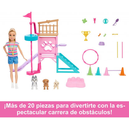 Barbie® And Stacie To The Rescue Puppy Playground Playset With Doll, 3 Pet Dog Figures, & Accessories