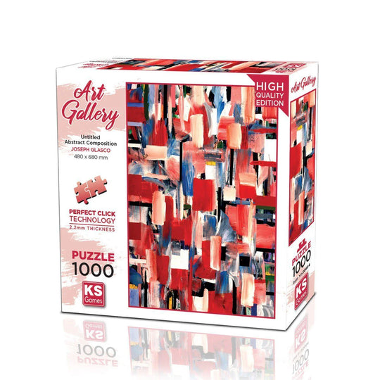 “Untitled Abstract Composition” 1000-Piece Puzzle - KS Games