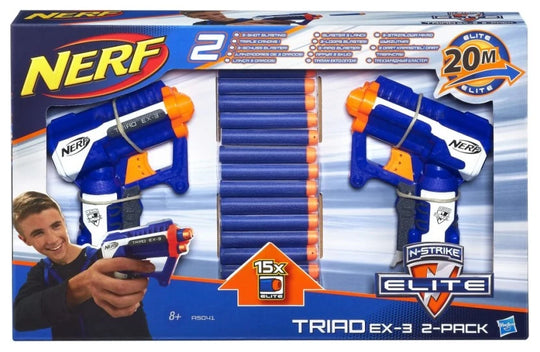 Nerf N-Strike Elite Triad EX-3 2-Pack Blaster Set