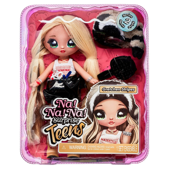 Gretchen Stripes Na Na Na Surprise Teens 11″ Soft Posable Fashion Doll