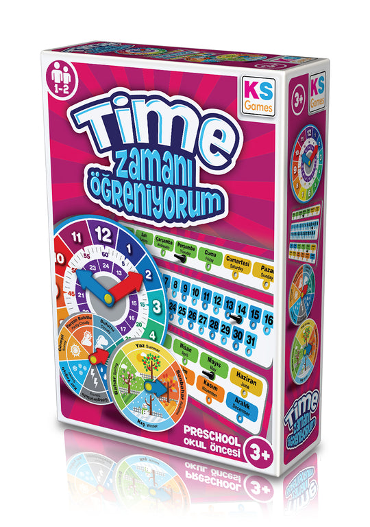 Learning Time Game - Interactive Clock & Calendar Set