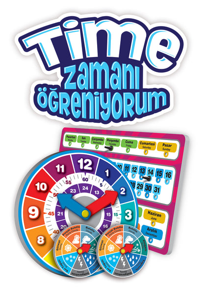 Learning Time Game - Interactive Clock & Calendar Set