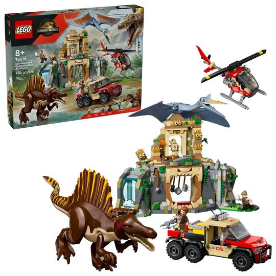 LEGO® Jurassic World Spinosaurus & Quetzalcoatlus Air Mission