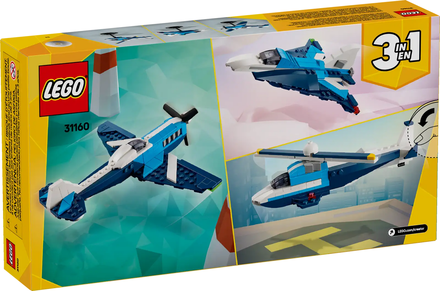 LEGO® Creator 3in1 Aircraft: Race Plane