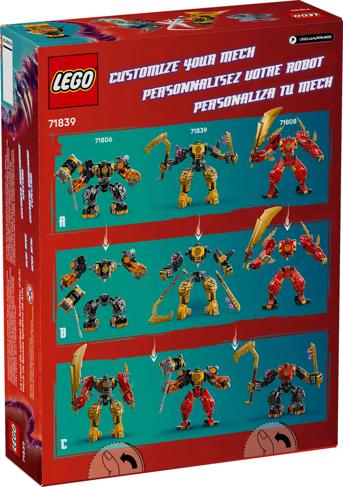 LEGO® NINJAGO® Arin’s Spinjitzu Battle Mech