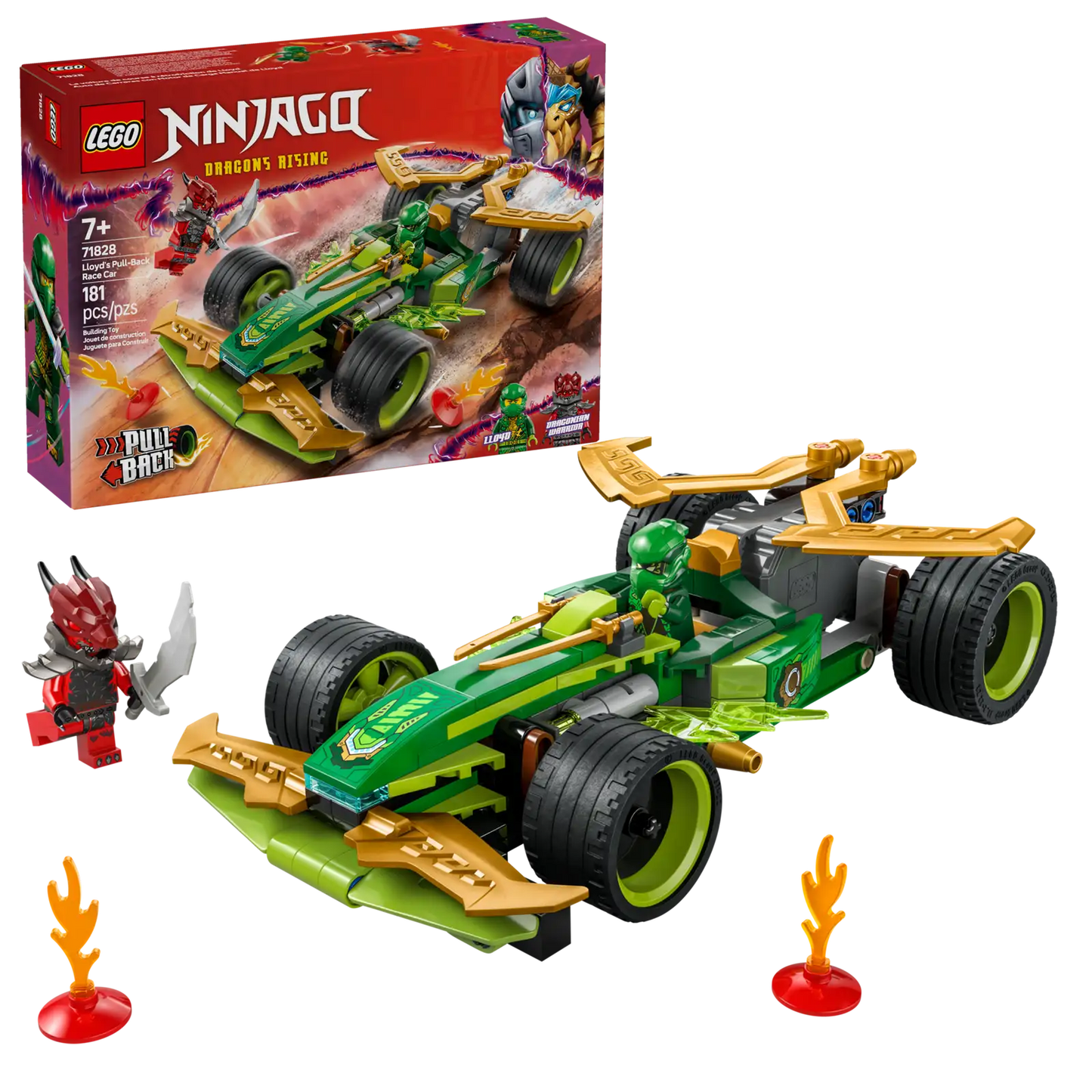 LEGO® NINJAGO® Lloyd’s Pull-Back Race Car