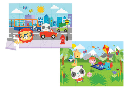 Baby Puzzle City Fun & Picnic 2in1