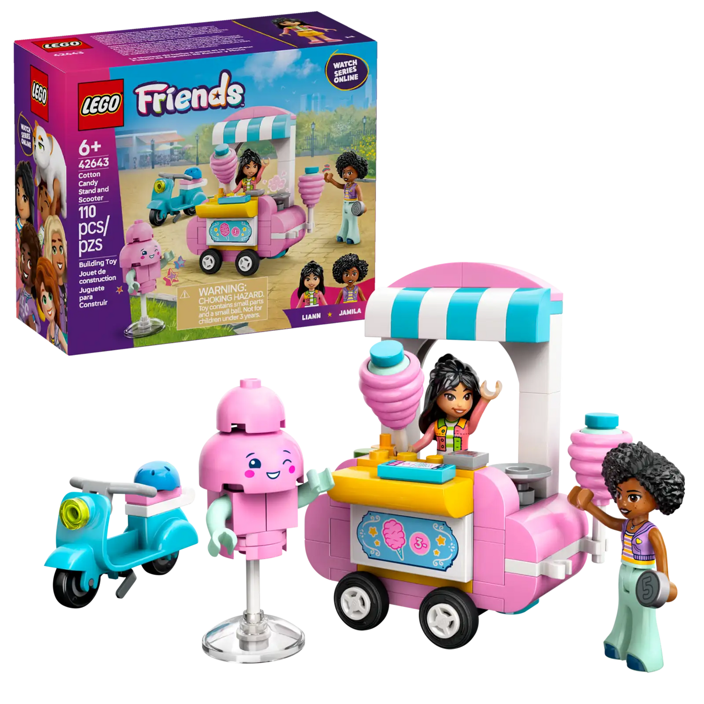 LEGO® Friends Cotton Candy Stand and Scooter