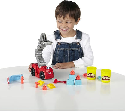 Play-Doh Diggin Rigs Boomer The Fire Truck