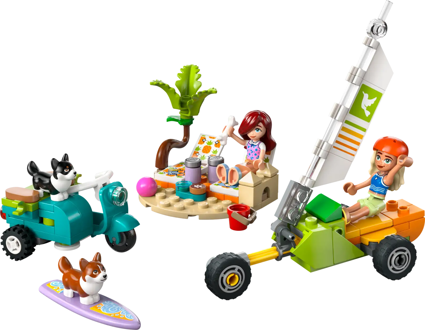 LEGO® Friends Surfing Dogs and Scooter Adventure