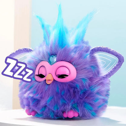 Furby Purple Interactive Plush Toy with Lights, Sounds & Accessories – Over 600 Reactions