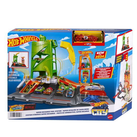 Hot Wheels City Super Recharge Fuel Station