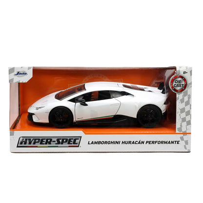 JADA HYPER SPEC LAMBORGHINI HURACAN PERFORMANTE WHITE DIECAST MODEL