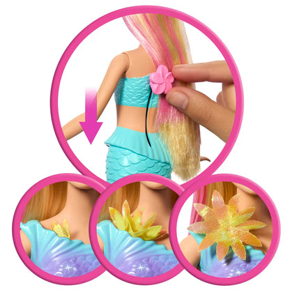 Barbie Flower Magic Mermaid Toy Doll