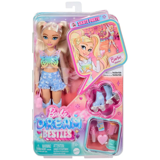 Dream Besties Barbie “Malibu” Roller Skating Fashion Doll