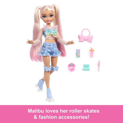 Dream Besties Barbie “Malibu” Roller Skating Fashion Doll