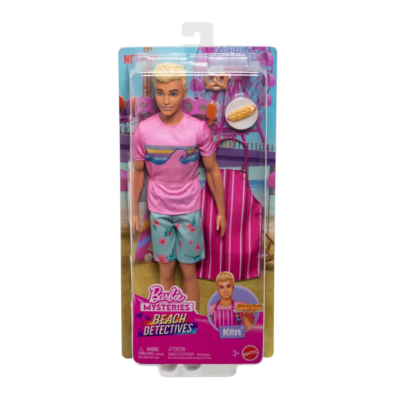 Barbie Mysteries: Beach Detectives Ken Doll