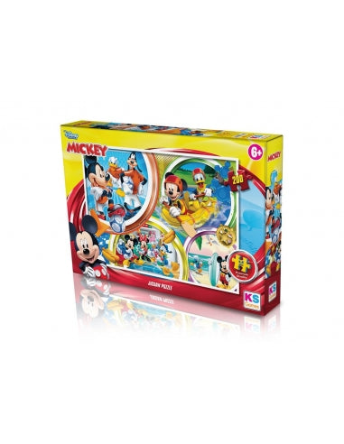 Mickey Mouse 200-Piece Jigsaw Puzzle - KS Games