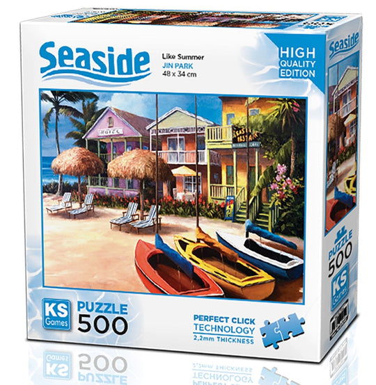 Seaside “Like Summer” 500-Piece Jigsaw Puzzle - KS Games