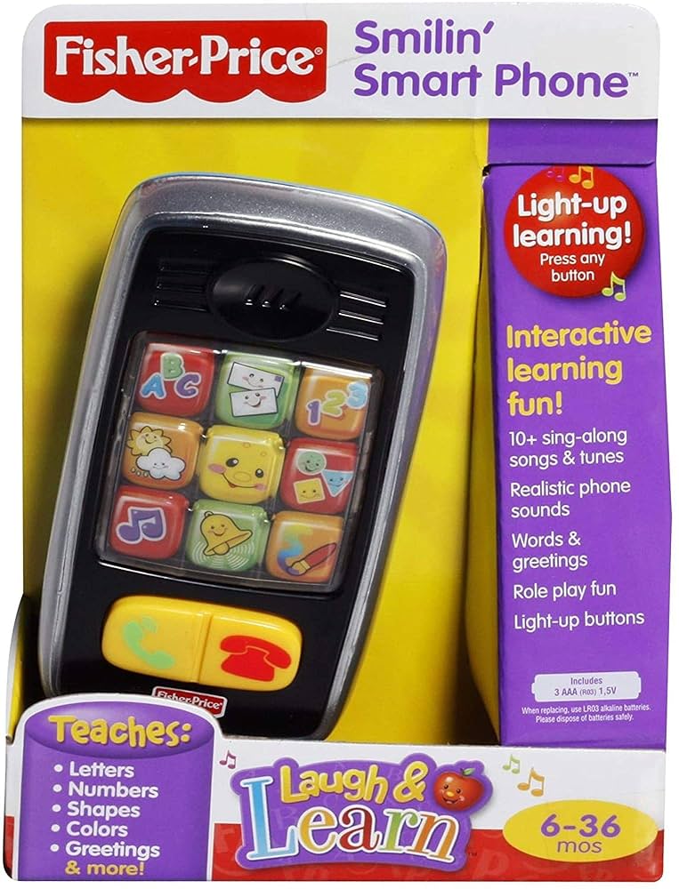Laugh & Learn Smilin Smart Phone Preschool Phone Songs Sounds