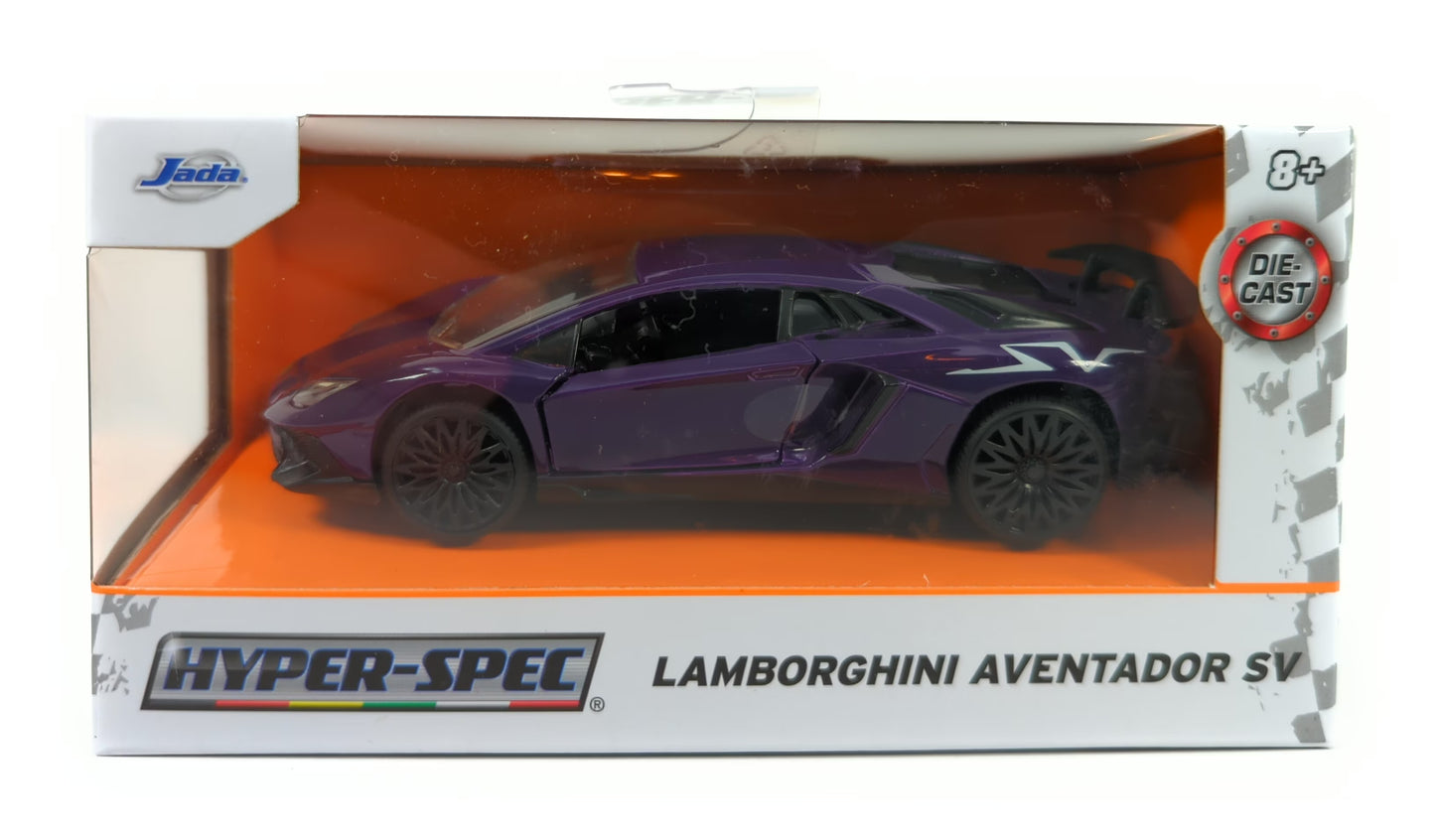 ada Hyper-Spec Series Purple Lamborghini Aventador SV 1:32 Scale Die-Cast Vehicle