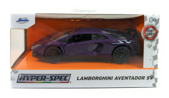 ada Hyper-Spec Series Purple Lamborghini Aventador SV 1:32 Scale Die-Cast Vehicle