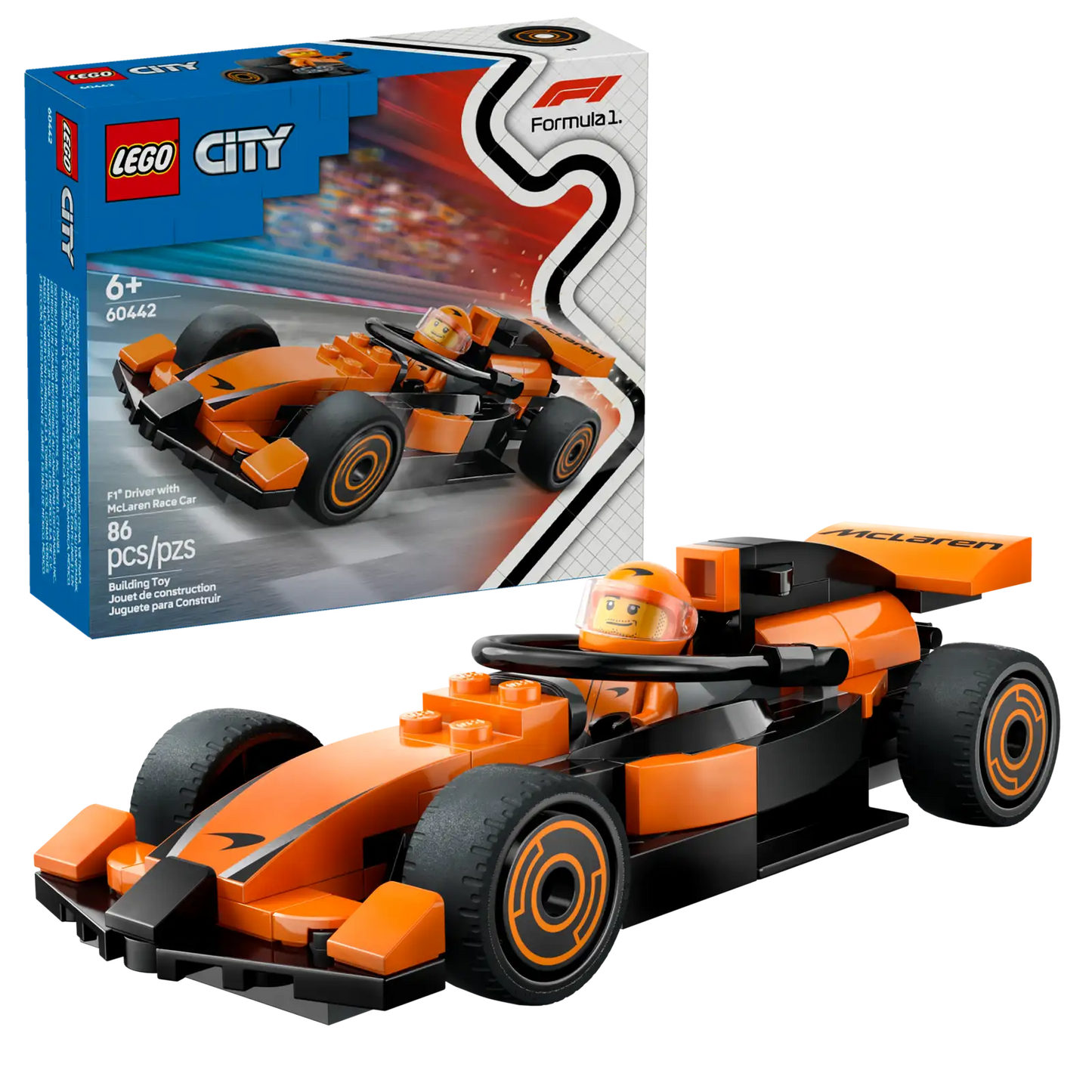 LEGO® City F1® Driver with McLaren Race Car