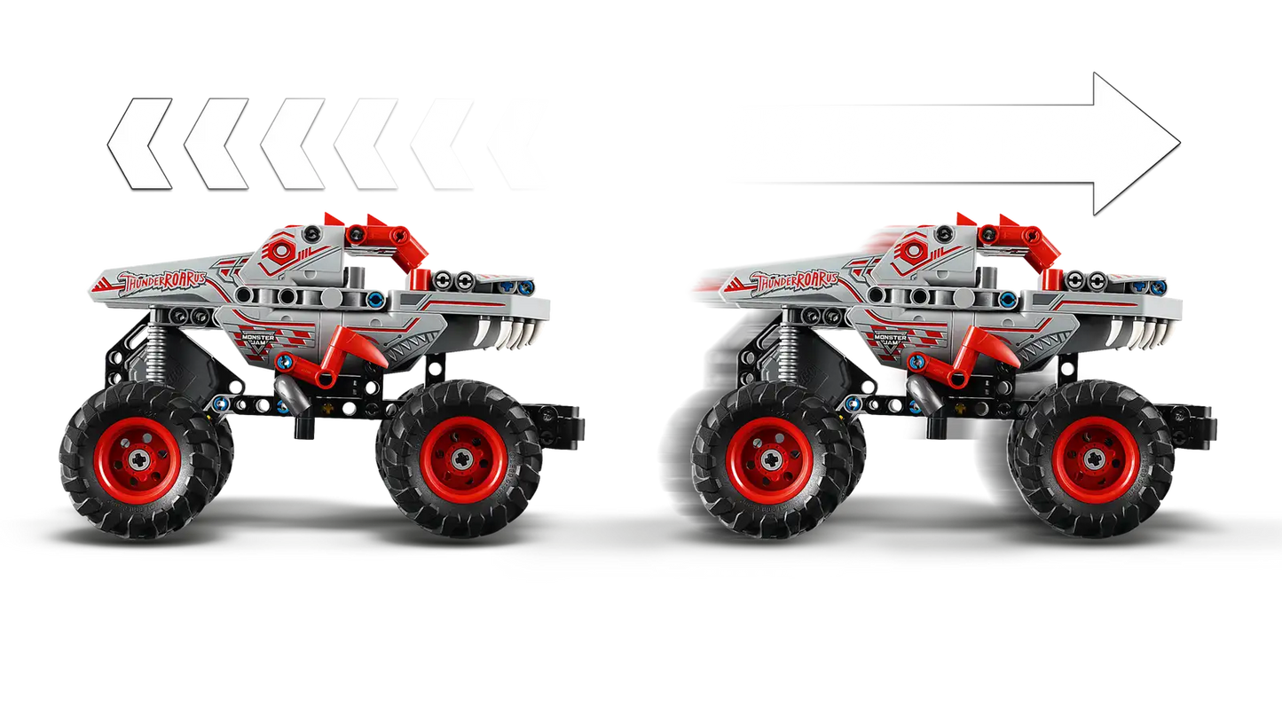 LEGO® Technic™ Monster Jam ThunderROARus™ Pull-Back truck