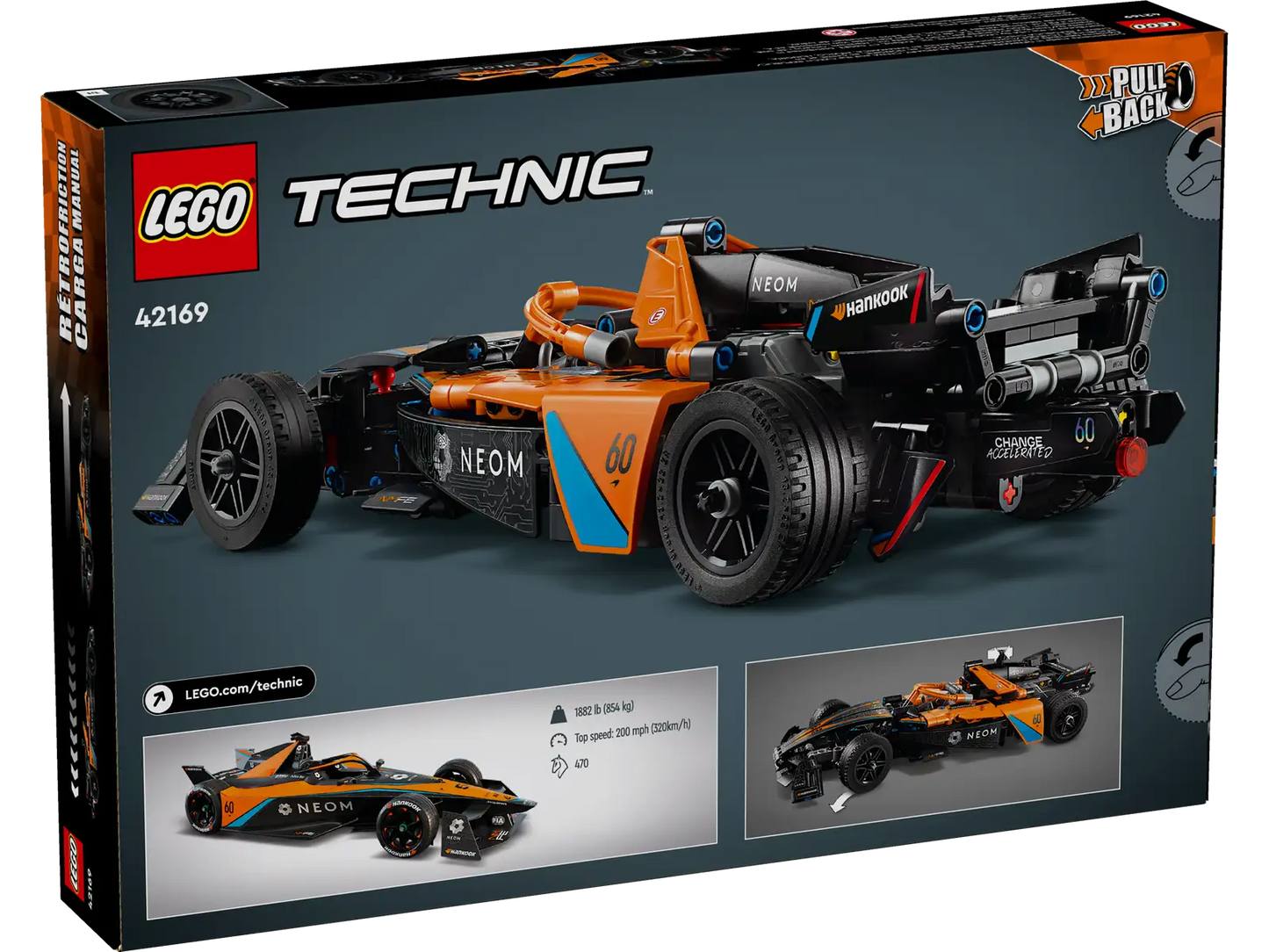 LEGO® Technic™ NEOM McLaren Formula E Race Car model