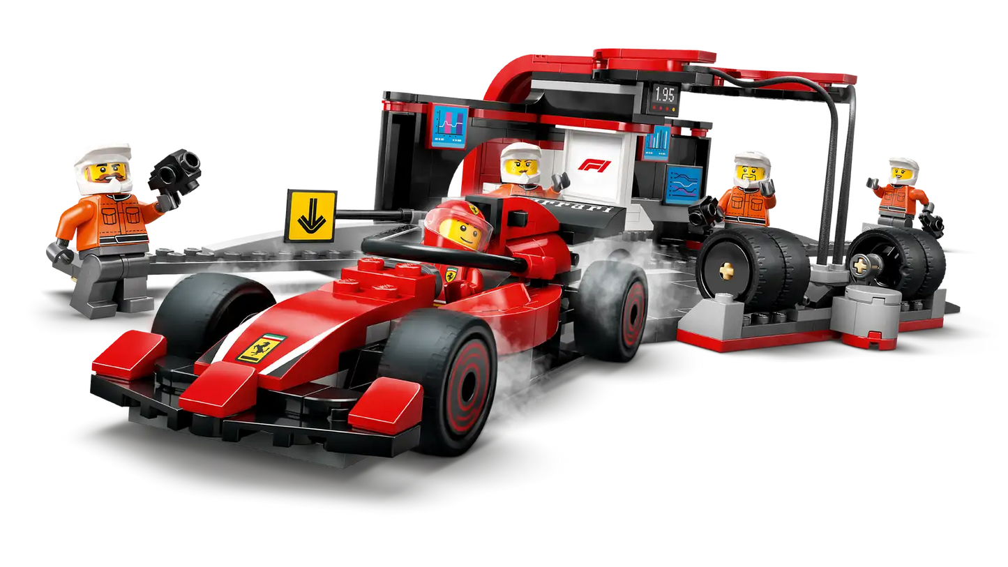 LEGO® City F1® Pit Stop & Pit Crew with Ferrari Car