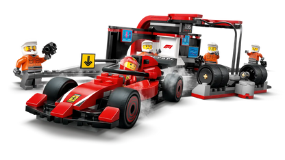 LEGO® City F1® Pit Stop & Pit Crew with Ferrari Car