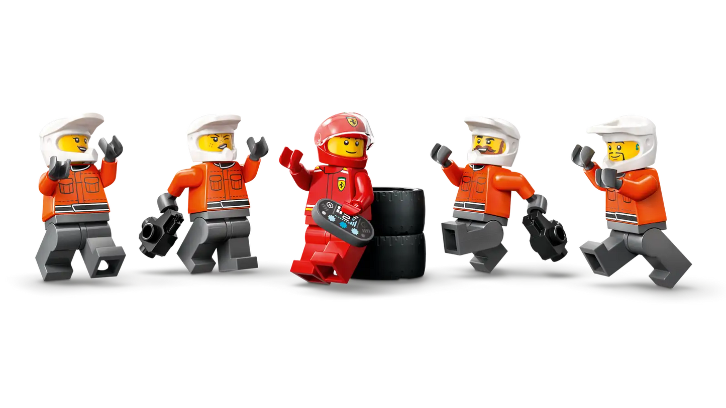 LEGO® City F1® Pit Stop & Pit Crew with Ferrari Car