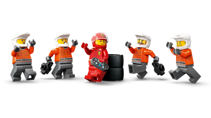 LEGO® City F1® Pit Stop & Pit Crew with Ferrari Car