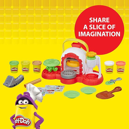 Play-Doh Stamp 'N Top Pizza Oven Toy with 5 Non-Toxic Colors