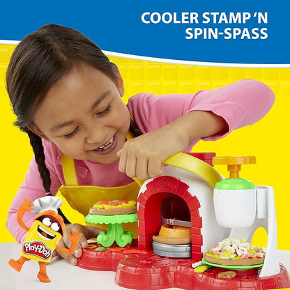 Play-Doh Stamp 'N Top Pizza Oven Toy with 5 Non-Toxic Colors