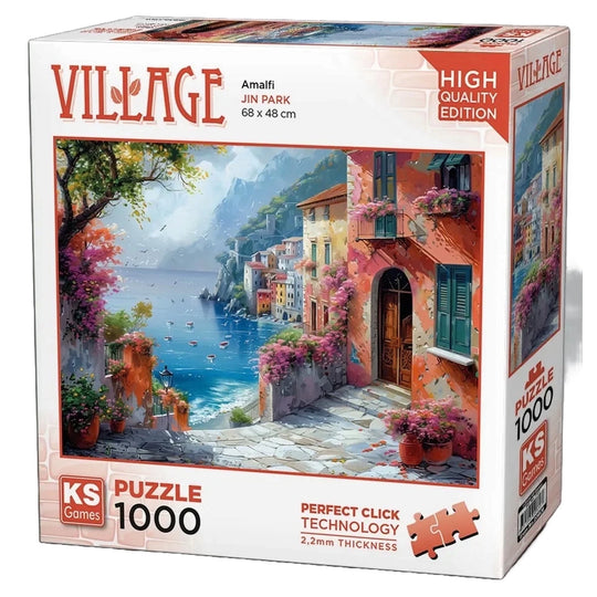 “Amalfi Coast, Italy” 1000-Piece Puzzle (48 × 68 cm) - KS Games