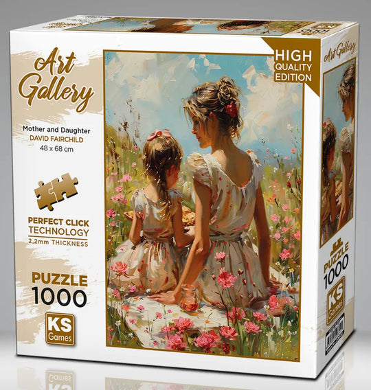 KS Games “Mother and Daughter” 1000-Piece Puzzle by David Fairchild