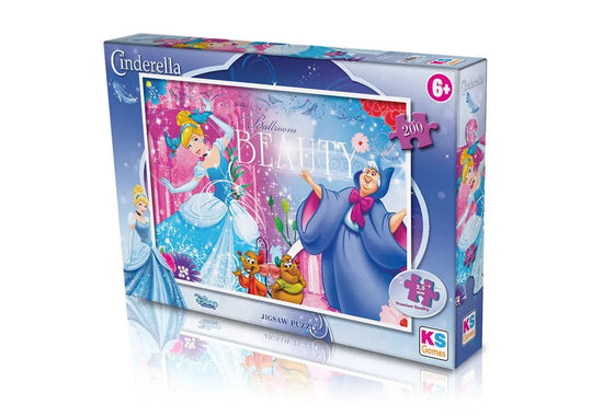 Disney Cinderella 200-Piece Jigsaw Puzzle - KS Games