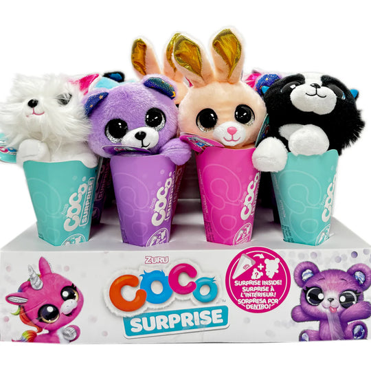 Zuru Coco Surprise – Baby Coco Plush in Cone with Hidden Collectible