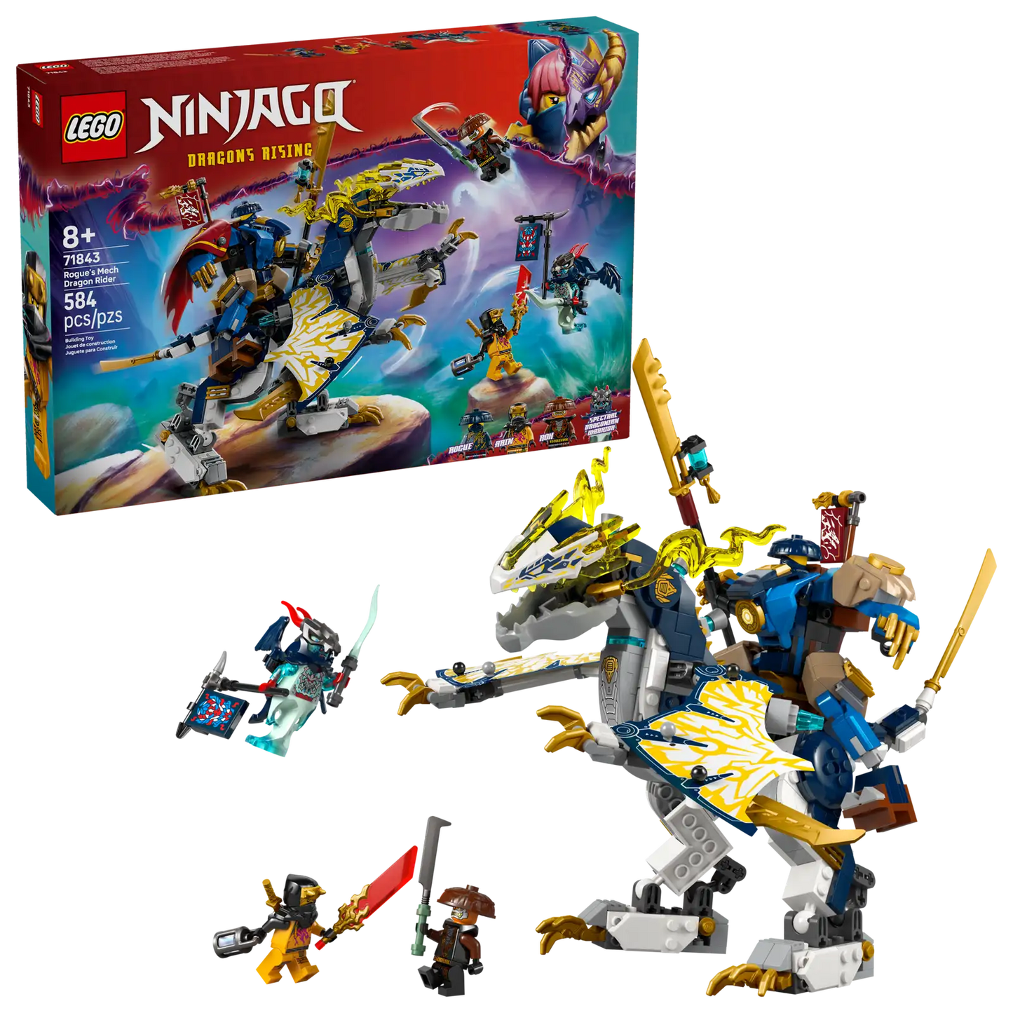 LEGO® NINJAGO® Rogue’s Mech Dragon Rider