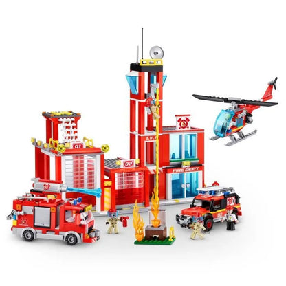 ZURU MAX Fire Station Playset – 976 Pieces
