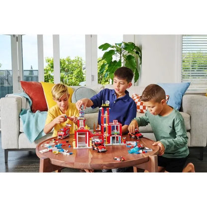 ZURU MAX Fire Station Playset – 976 Pieces