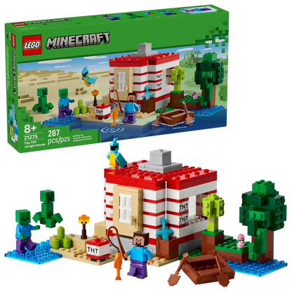 LEGO® Minecraft® The TNT Jungle House