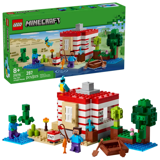LEGO® Minecraft® The TNT Jungle House