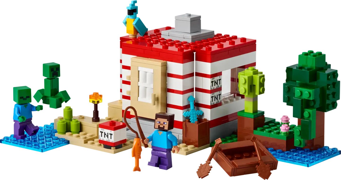 LEGO® Minecraft® The TNT Jungle House